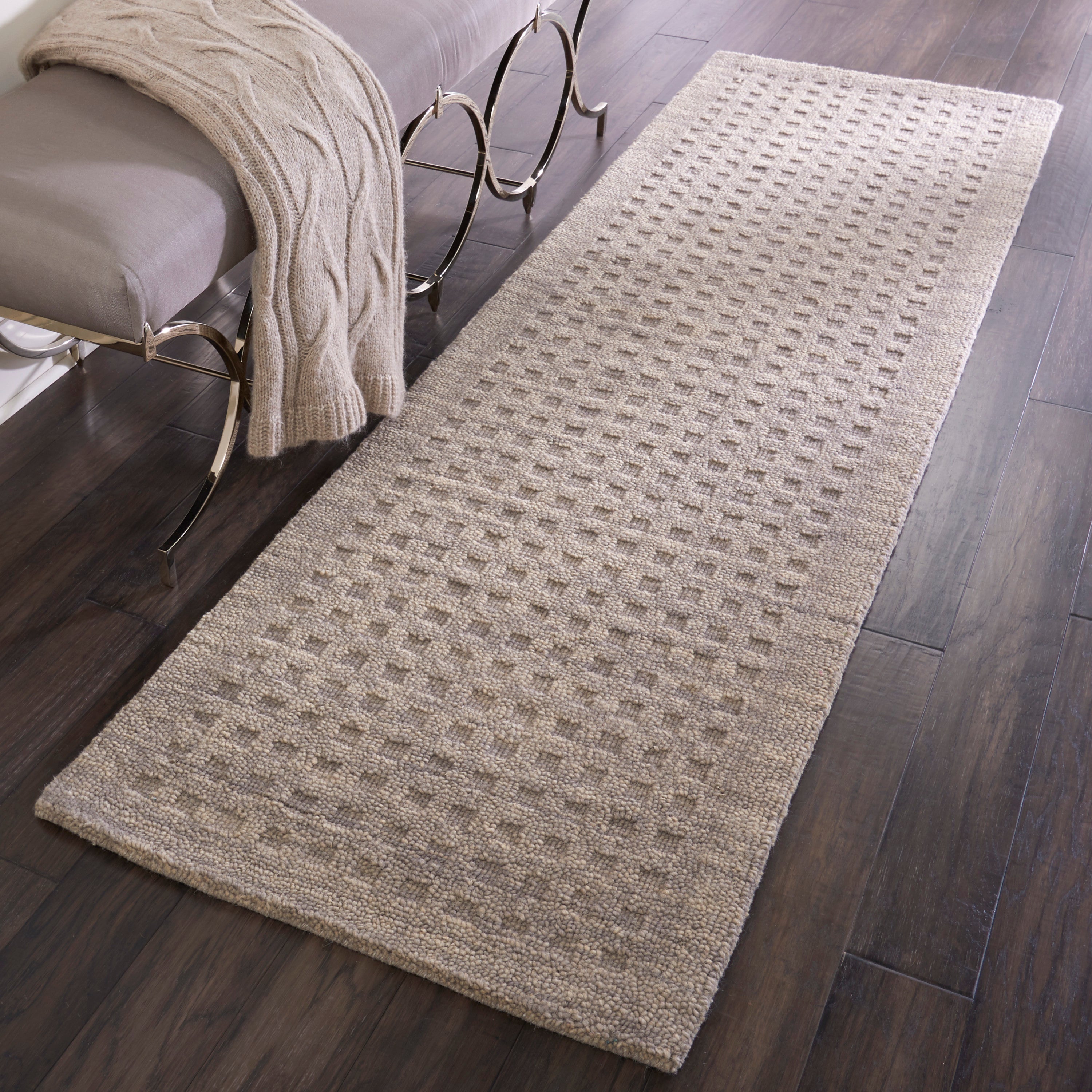 Perris Solid Latte Area Rug