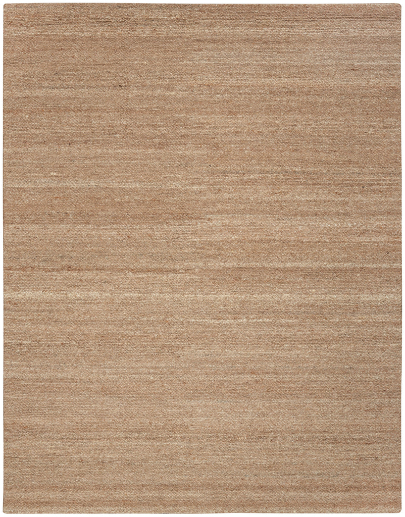 Alanna Solid Farmhouse Beige Area Rug