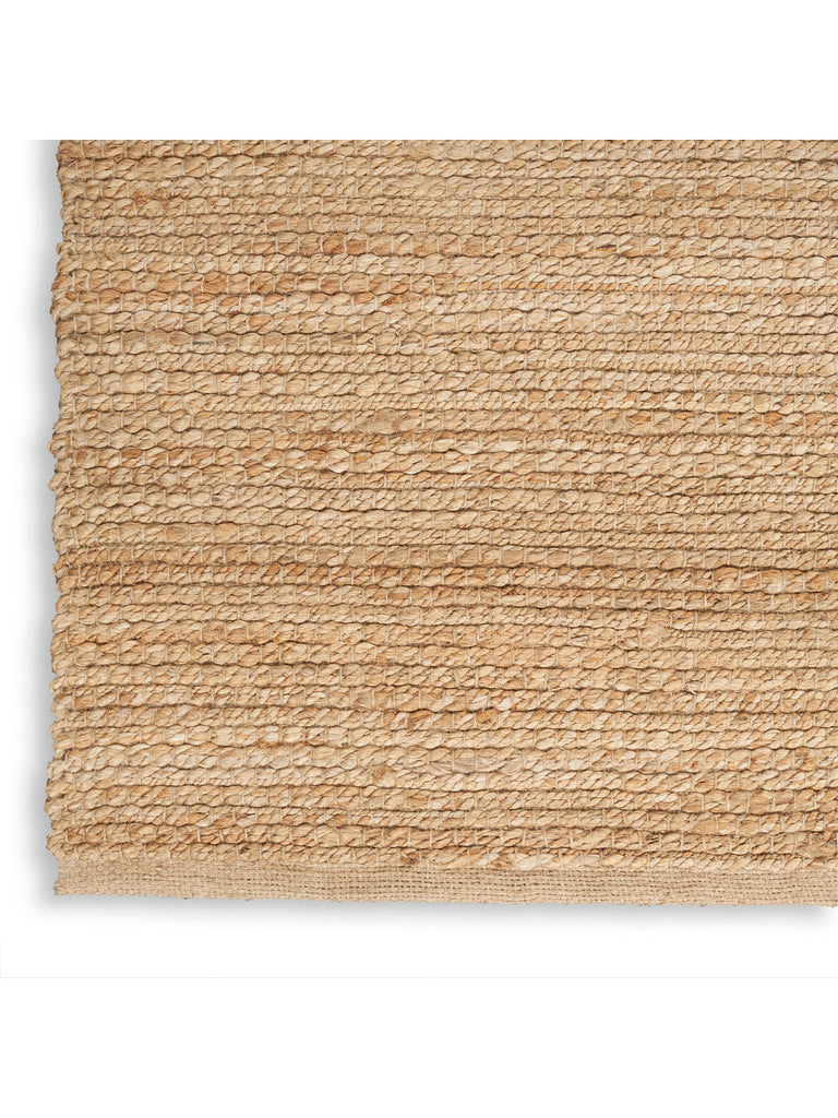 Natural Jute All-over design Farmhouse Natural Area Rug