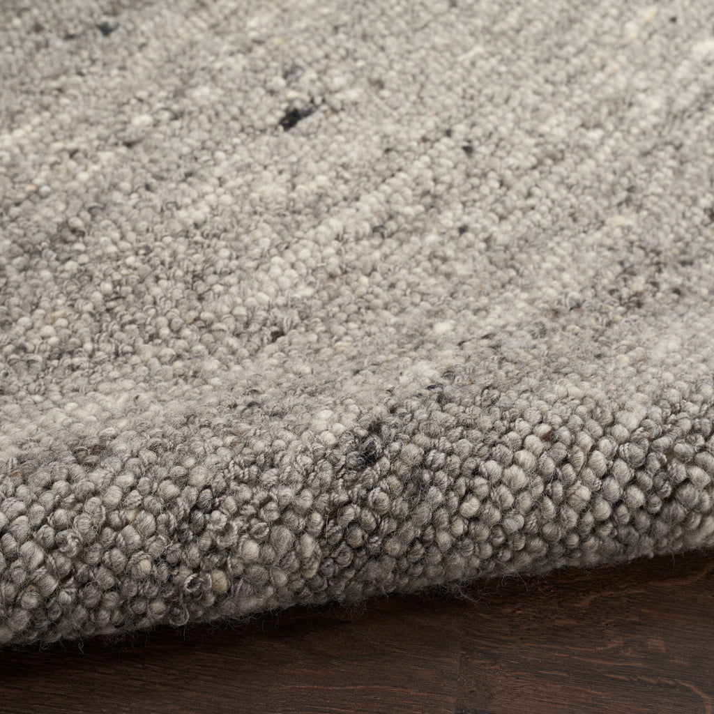 Alanna Solid Farmhouse Grey Area Rug