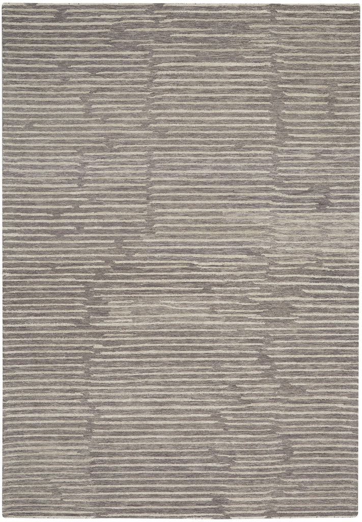 Ck010 Linear LNR01 Textured Modern Grey Area Rug