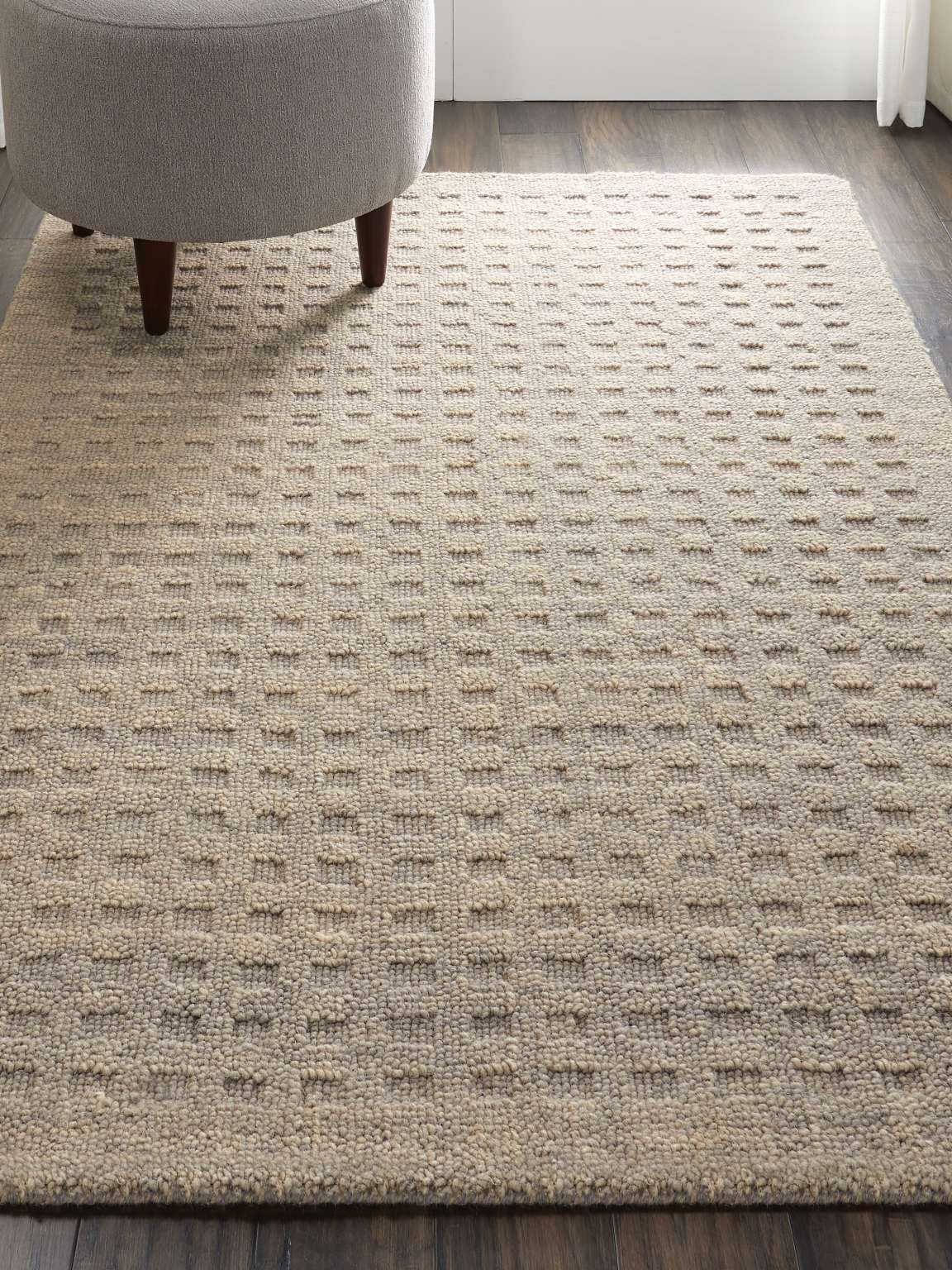 Perris Solid Latte Area Rug