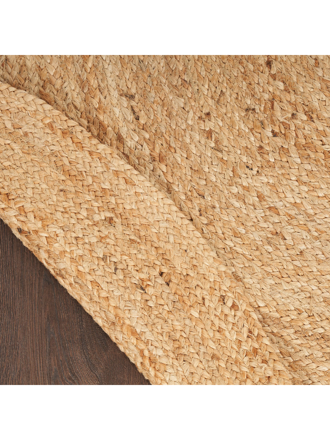 Natural Jute NJT03 Solid Farmhouse Natural Area Rug