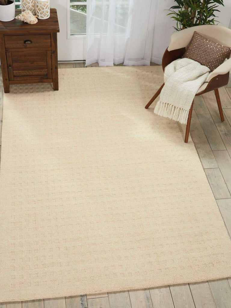 Marana Solid Ivory Area Rug