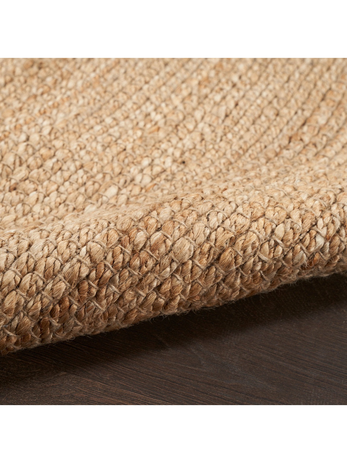 Natural Jute All-over design Farmhouse Natural Area Rug