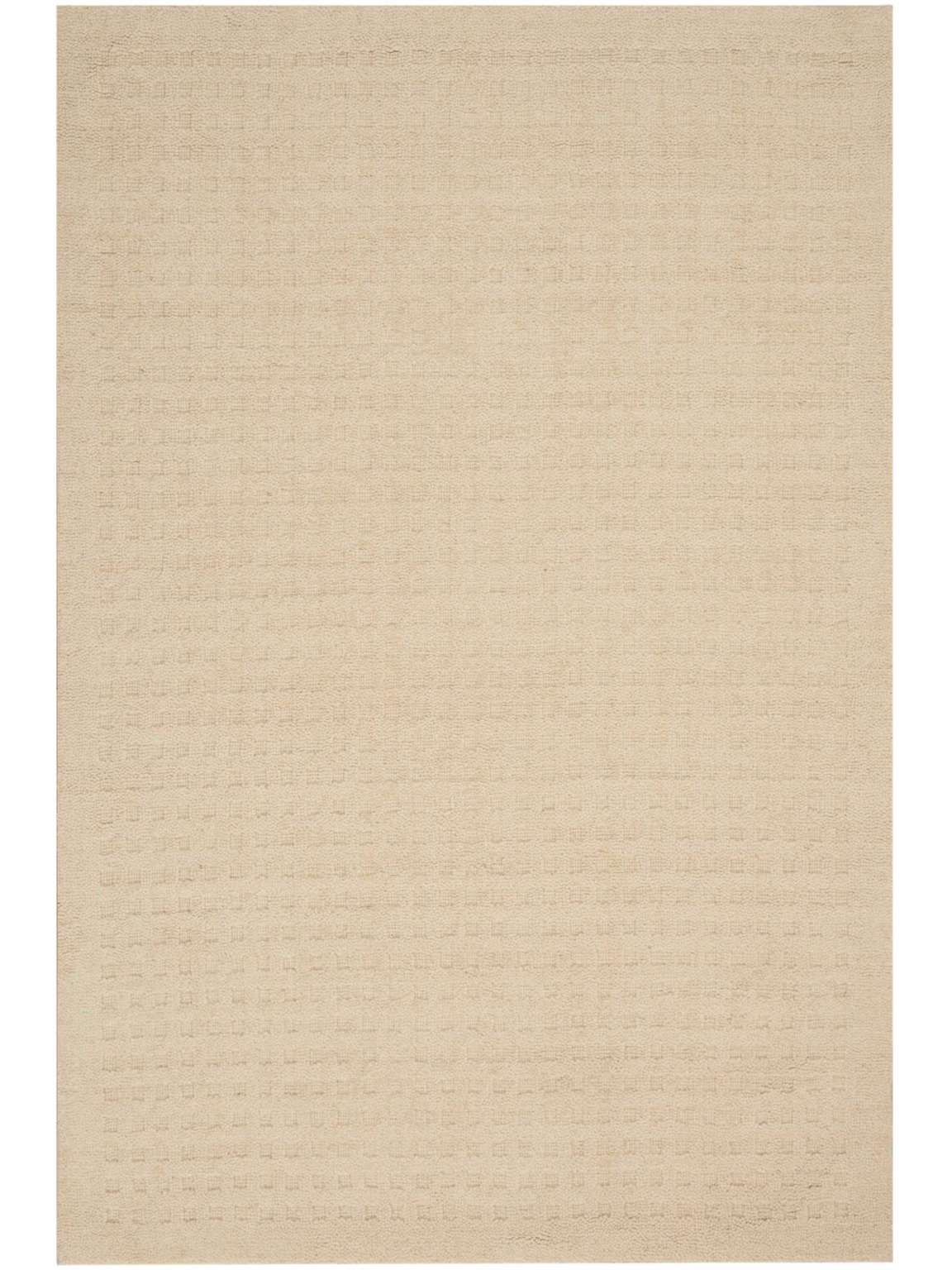 Perris Solid Ivory Area Rug