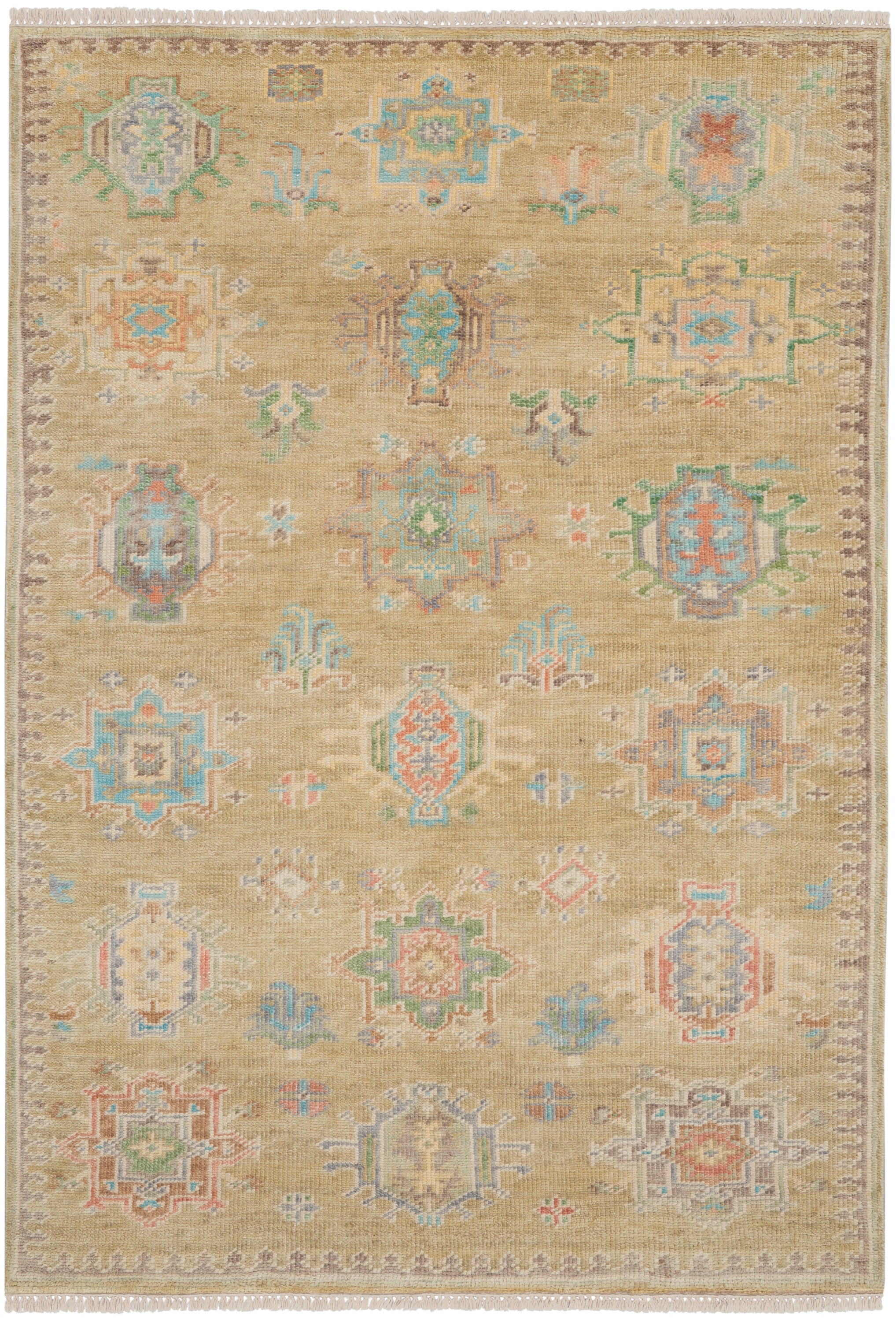 Odessa ODS05 Floral Vintage Sage Area Rug