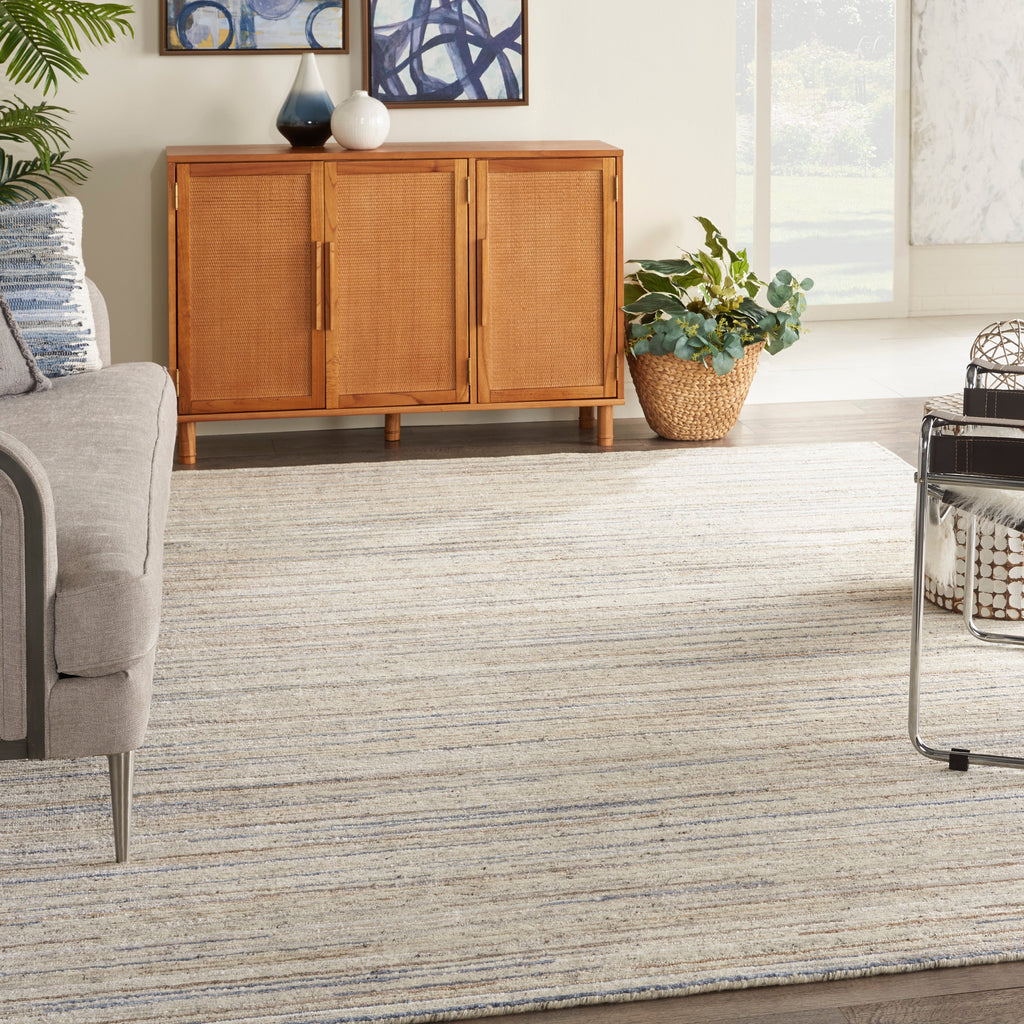 Plateau PAE01 Textured Modern Ivory Area Rug