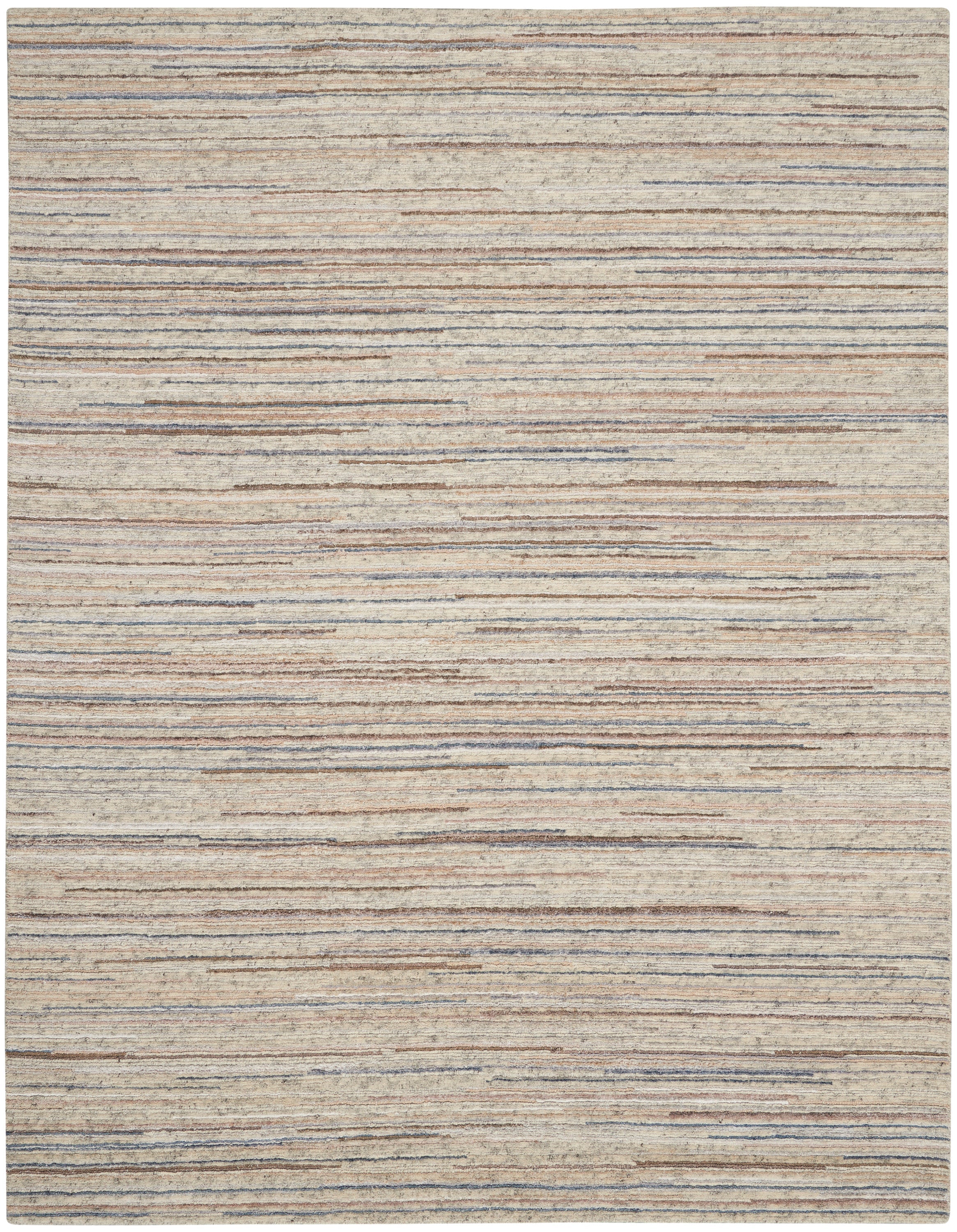 Plateau PAE01 Textured Modern Ivory Area Rug