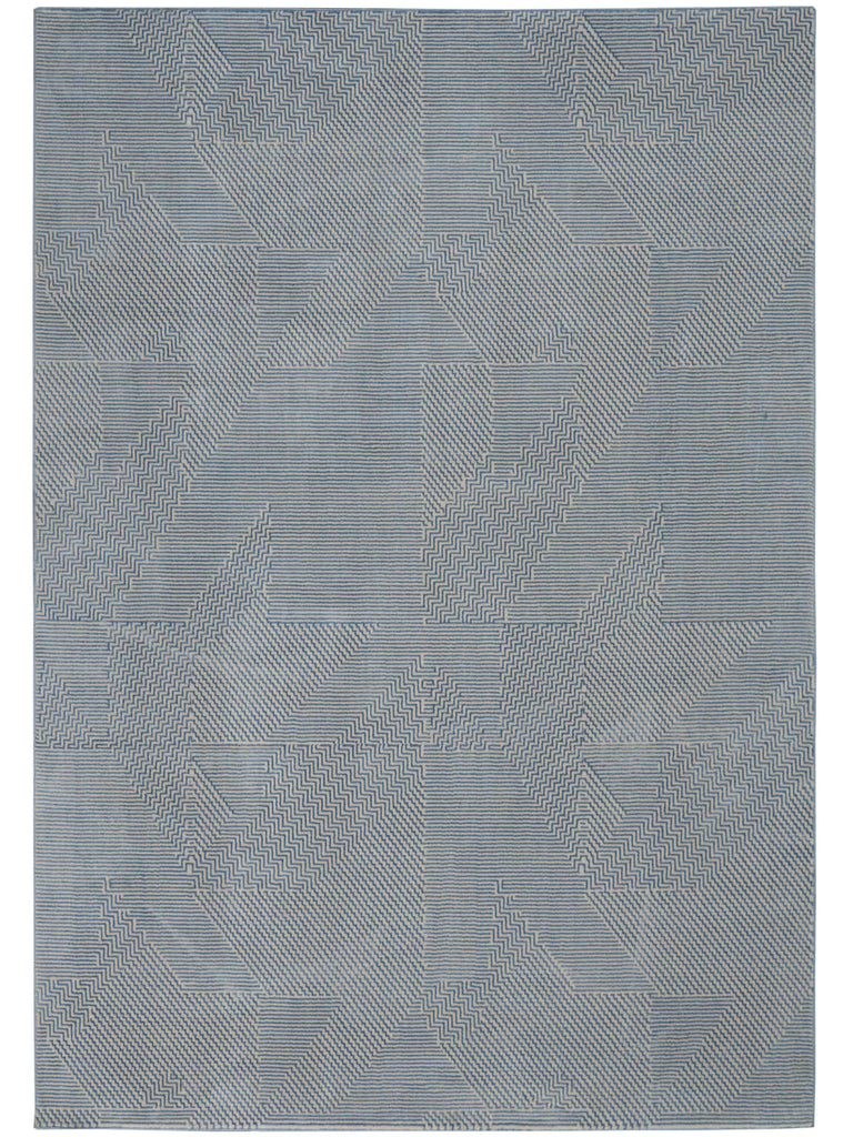 Calvin Klein Orlando Linear Grey/Blue Area Rug