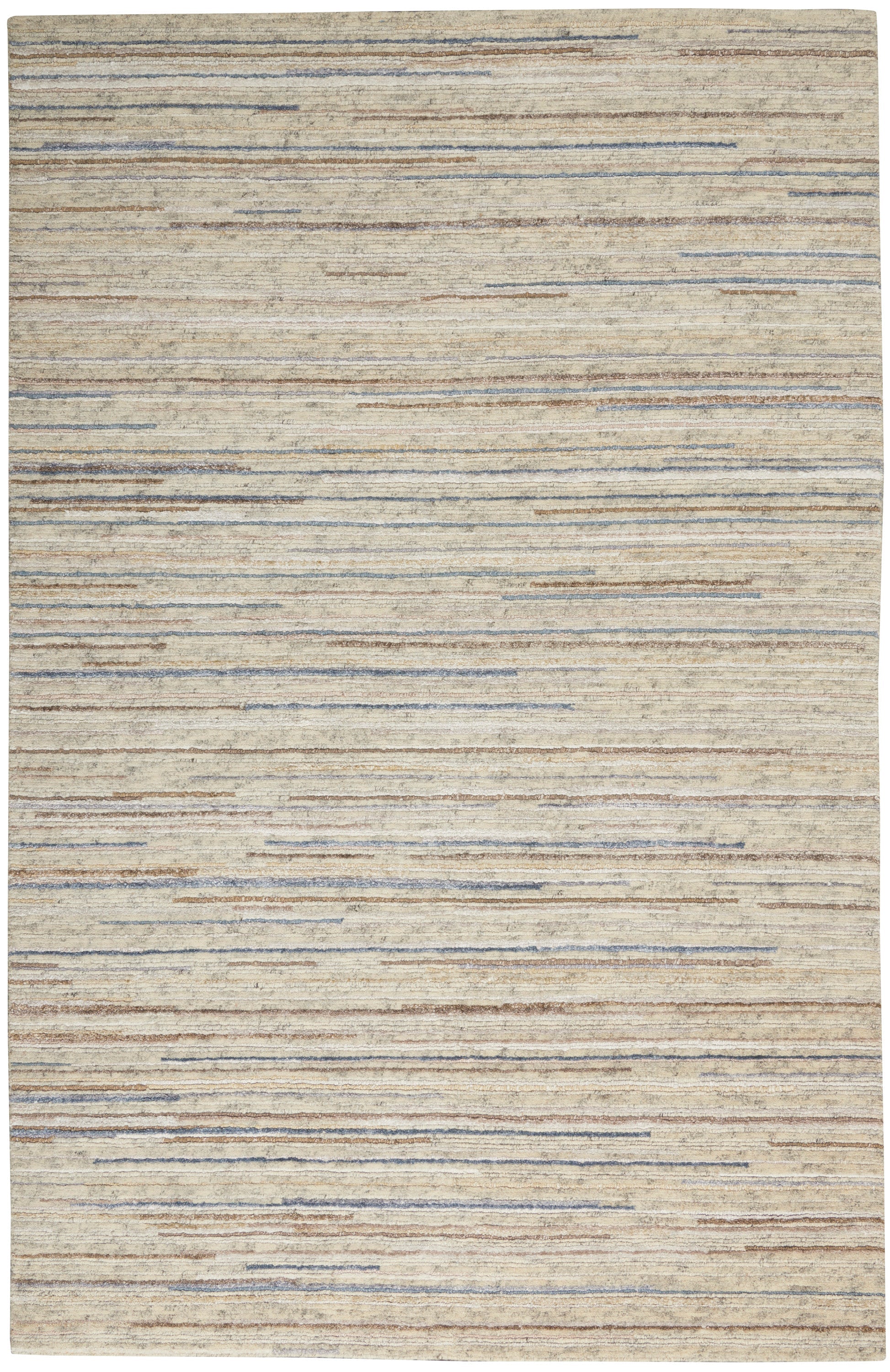 Plateau PAE01 Textured Modern Ivory Area Rug