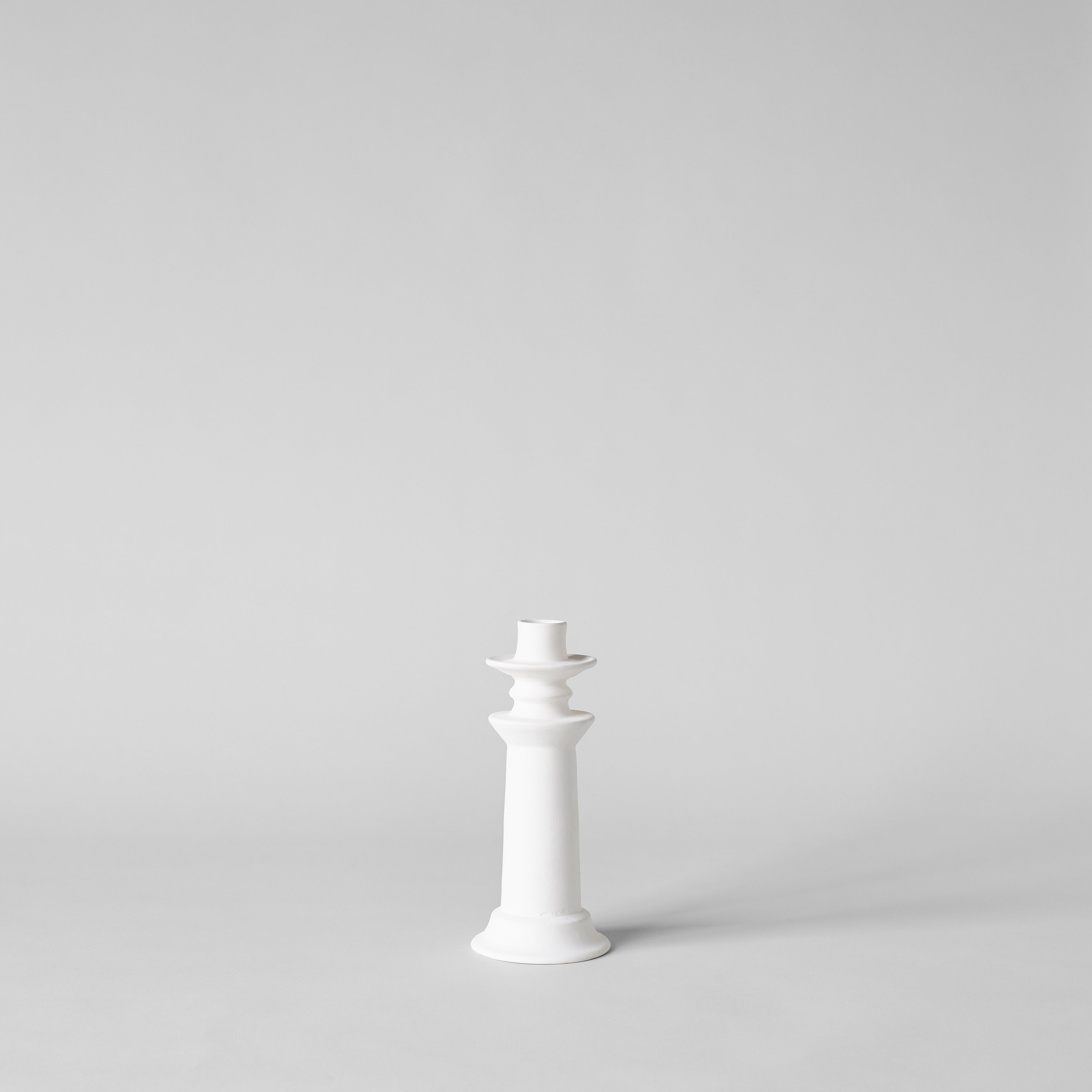 Medium ceramic candlestick from Morocco