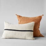 Plant-Dyed Wool Pillow in Caramel, 22x22 - Bloomist