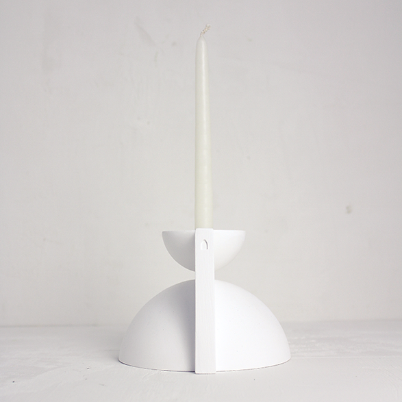The Først Candle, White - Bloomist