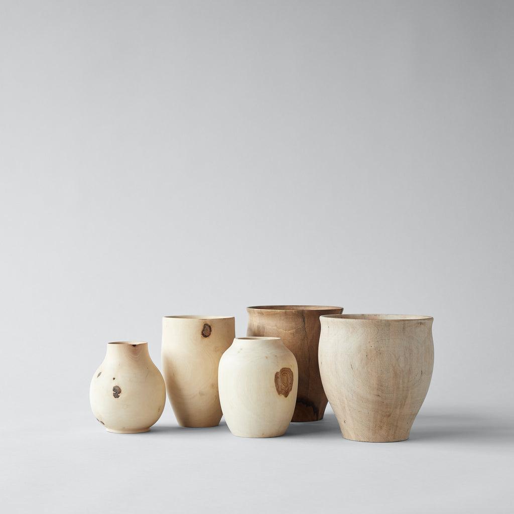White Walnut Plum Vase, Medium - Bloomist