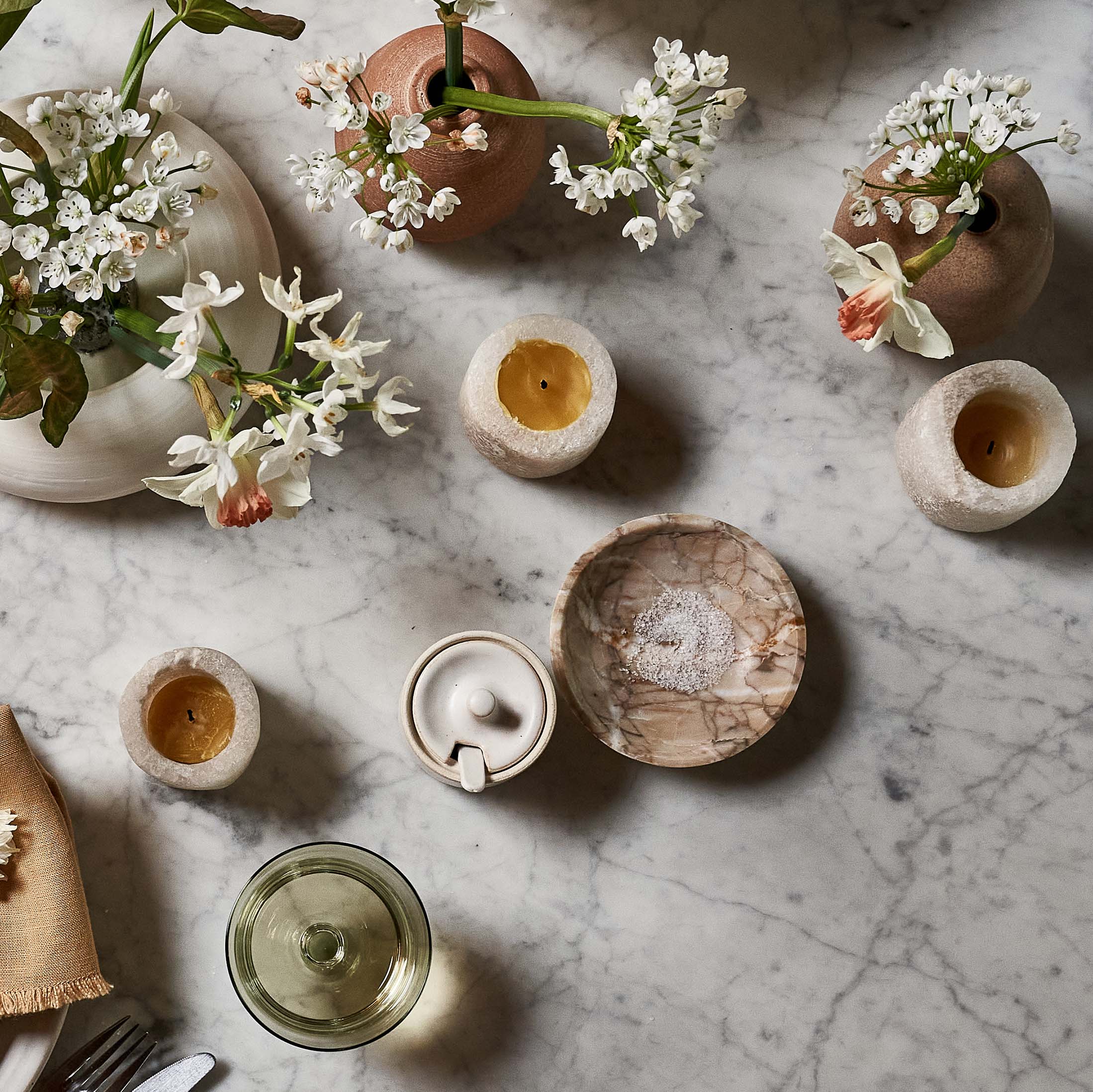 Round Salt Votives - Bloomist