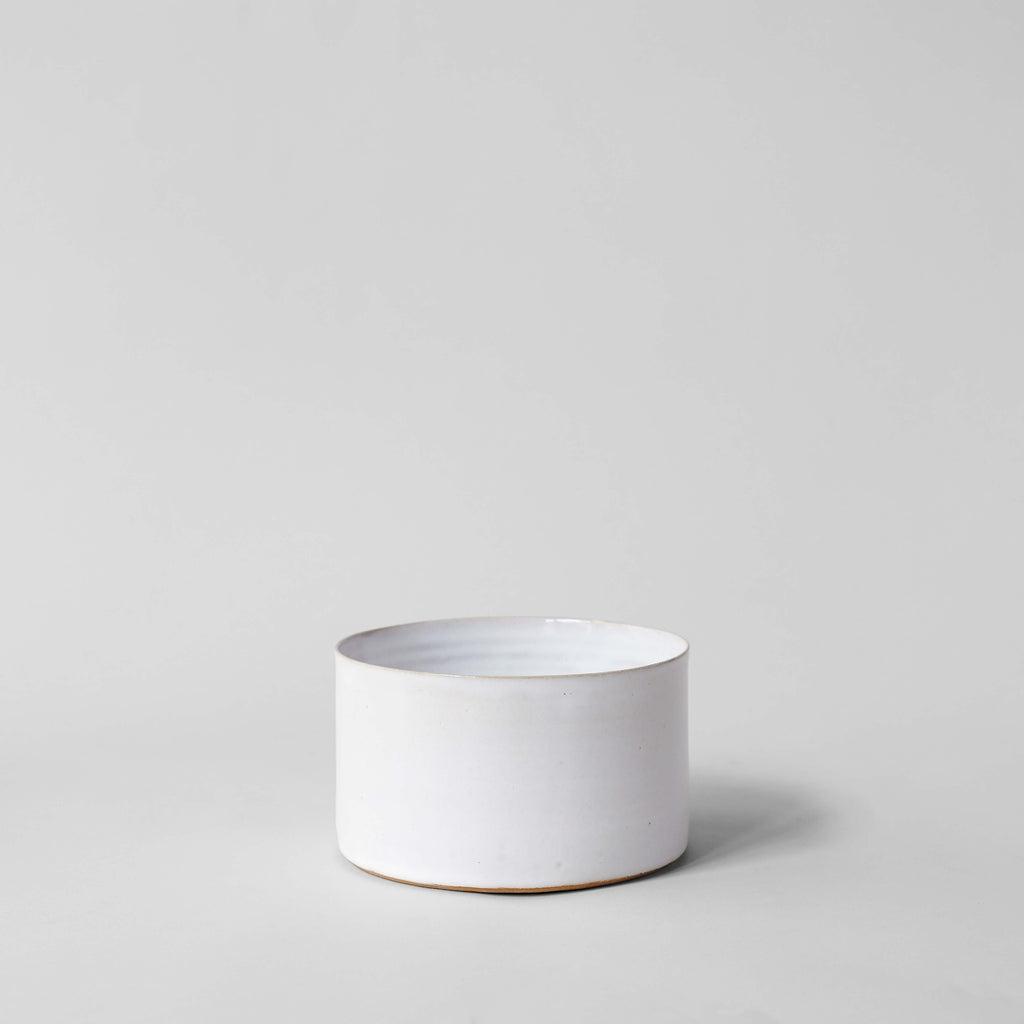 White Stoneware Cylinders - Bloomist
