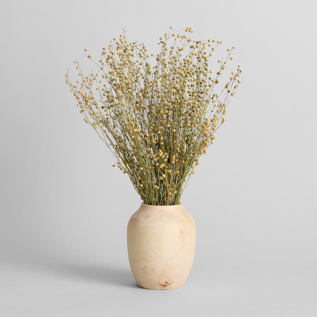 White Walnut Plum Vase, Medium