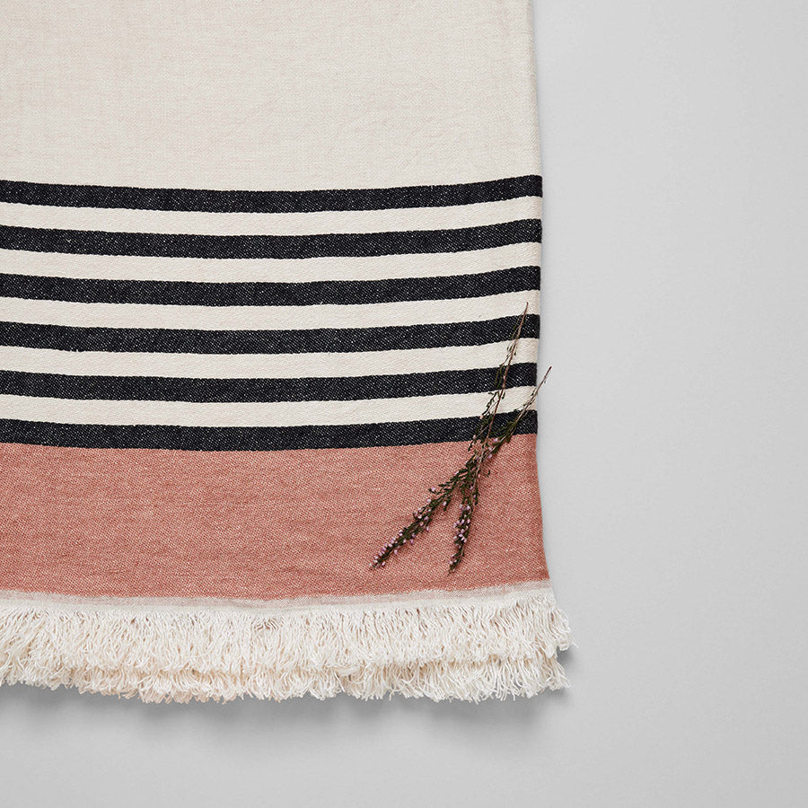 Inyo Belgian Linen Throw - Thumbnail 3