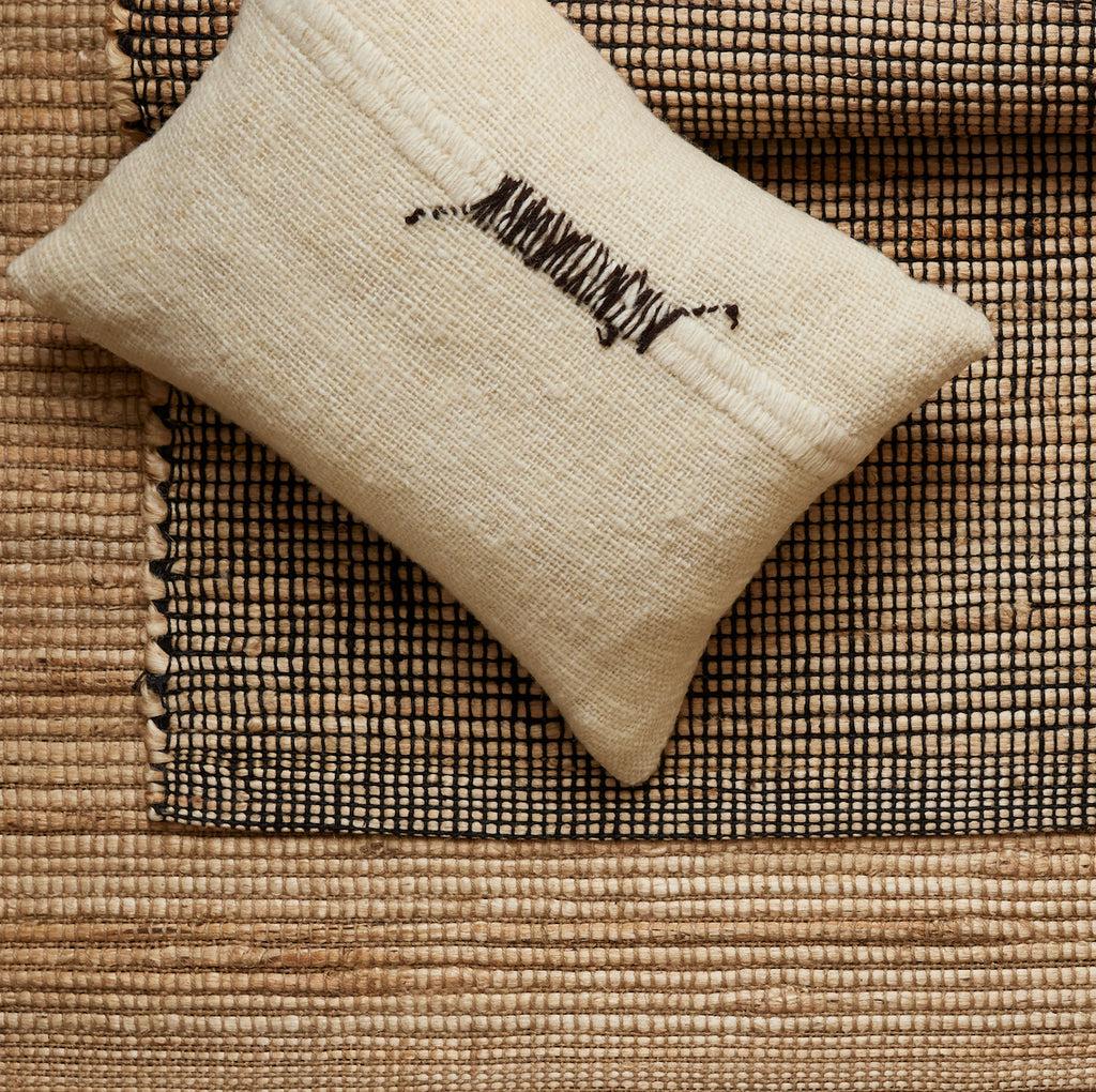 Wool Scribble Pillow Cover, 15 x 24